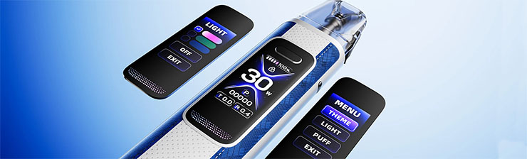 OXVA Xlim Pro 3 nové uživatelske rozhranie